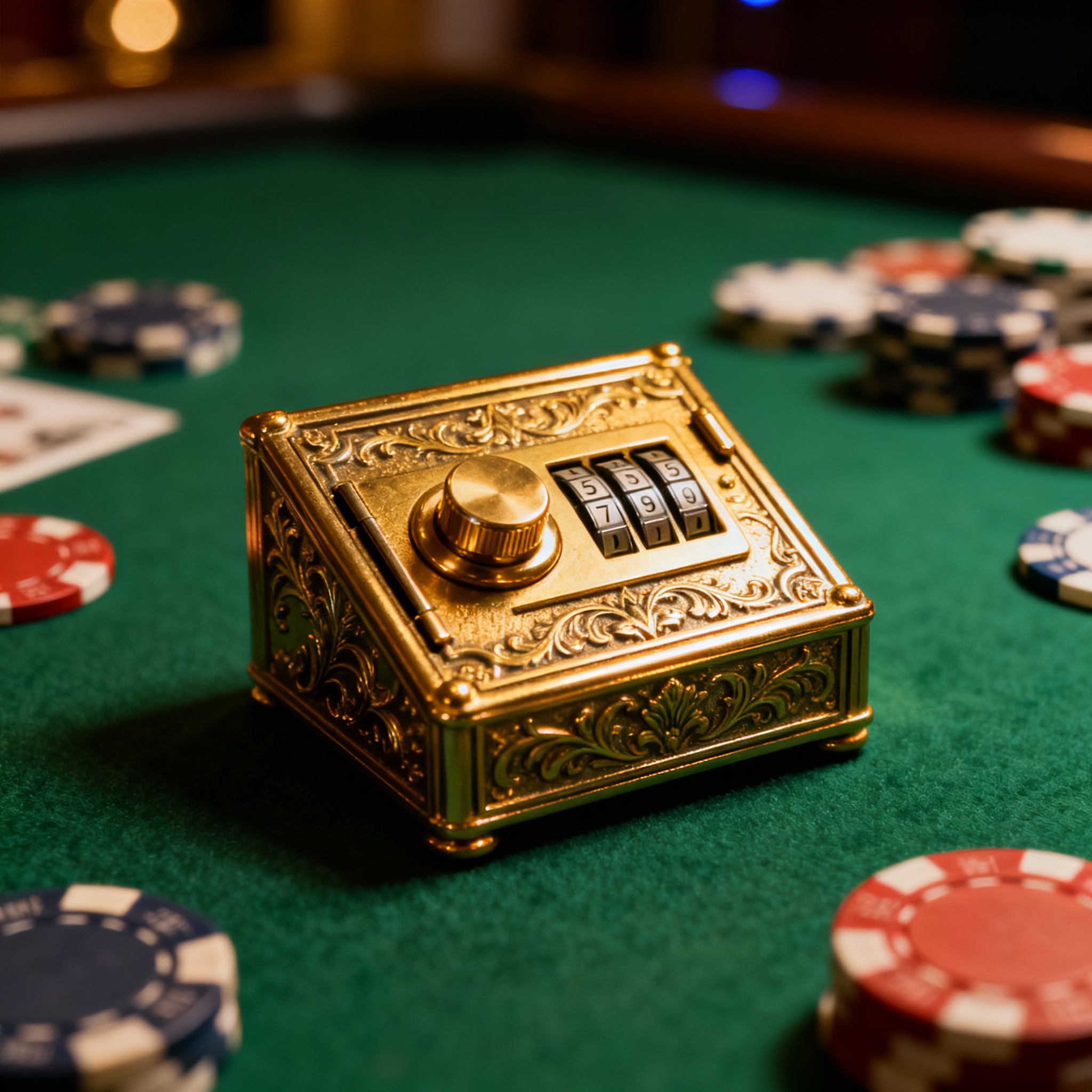 Mažas pabegimo kambario seifas